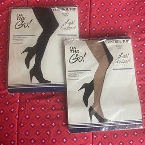 Two Pair Brand New Pantyhose